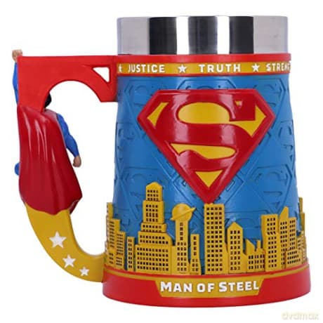 Superman Man of Steel Tankard (high: 15,5cm) / kufel kolekcjonerski DC Superman - Człowiek z żelaza