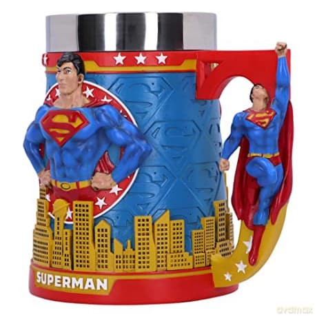 Superman Man of Steel Tankard (high: 15,5cm) / kufel kolekcjonerski DC Superman - Człowiek z żelaza