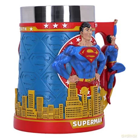 Superman Man of Steel Tankard (high: 15,5cm) / kufel kolekcjonerski DC Superman - Człowiek z żelaza