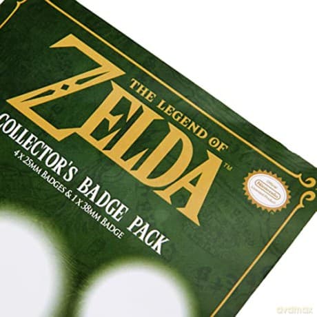 The Legend of Zelda Classic Badge Pack (5 pcs) / Zestaw przypinek The Legend of Zelda - classic (5 sztuk)