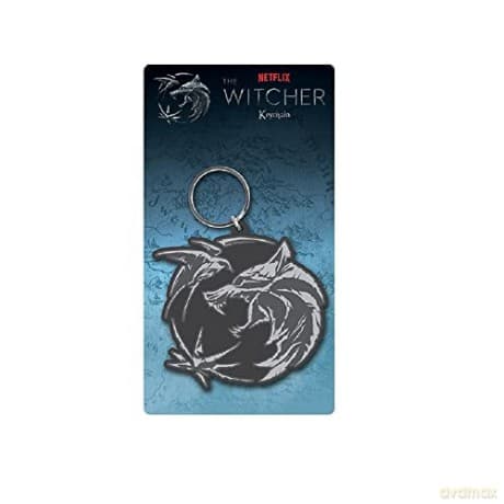 THE WITCHER (WOLF SWALLOW STAR) PVC KEYCHAIN / Brelok Wiedźmin