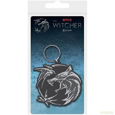 THE WITCHER (WOLF SWALLOW STAR) PVC KEYCHAIN / Brelok Wiedźmin