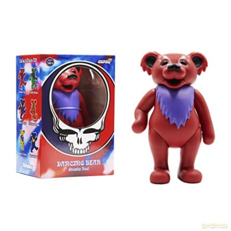 Grateful Dead: Grateful Dead- Dancing Bear (Stealie Red) Reaction Figure