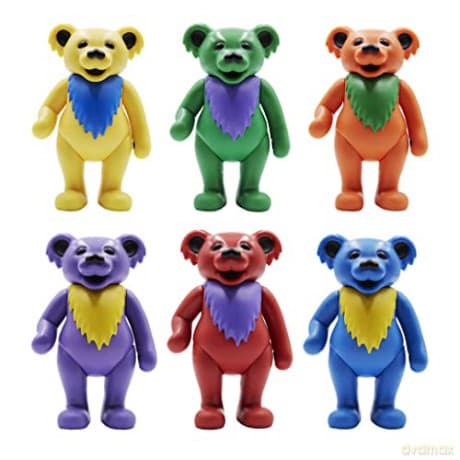 Grateful Dead: Grateful Dead- Dancing Bear (Stealie Red) Reaction Figure