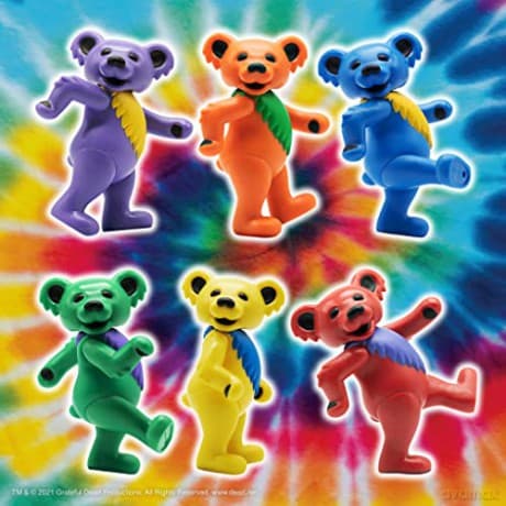 Grateful Dead: Grateful Dead- Dancing Bear (Stealie Red) Reaction Figure