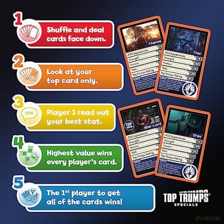 Guardians Of The Galaxy: Guardians Of The Galaxy Top Trumps Specials