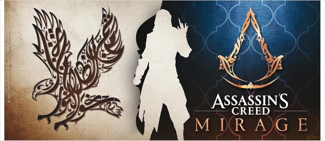 ASSASSIN'S CREED - Kubek - 320 ml - Crest and eagle Mirage - subli