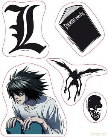 DEATH NOTE - Naklejki - 16x11cm/ 2 sheets - Death Note Icons