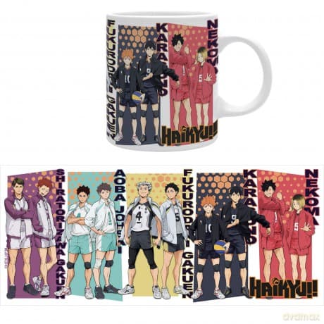 HAIKYU!! - Kubek - 320 ml - Rival teams - subli -