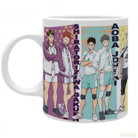HAIKYU!! - Kubek - 320 ml - Rival teams - subli -