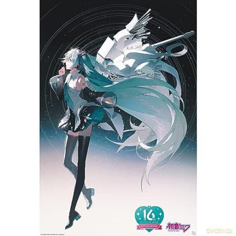 HATSUNE MIKU - Poster Maxi 91.5x61 - Happy 16th Birthday Miku
