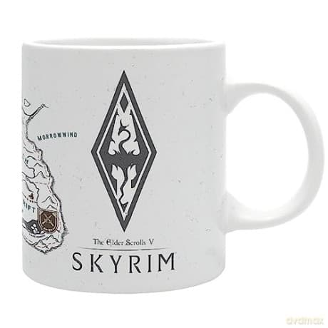 SKYRIM - Kubek - 320 ml - Map - subli - box