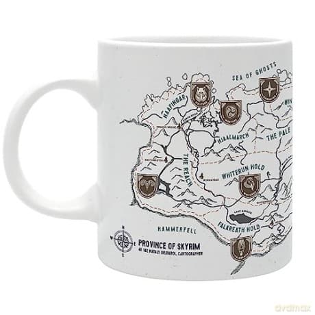 SKYRIM - Kubek - 320 ml - Map - subli - box