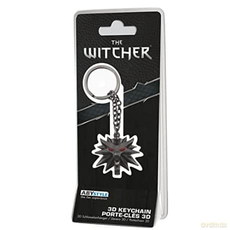 THE WITCHER - Keychain 3D Wolf School Emblem