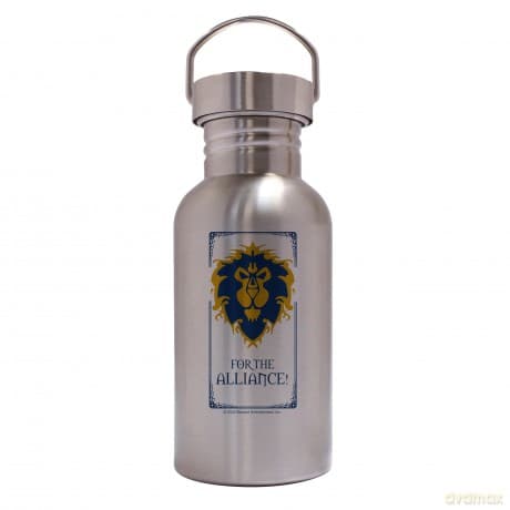WORLD OF WARCRAFT - Canteen Steel Bottle - Alliance