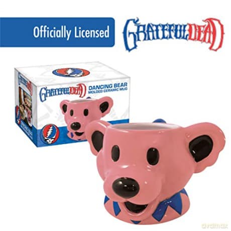 Grateful Dead: Dancing Bear Molded Head Ceramic Kubek 500Ml (Pink)