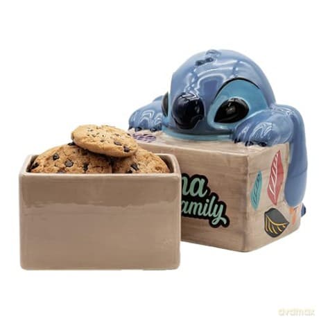 DISNEY Cookie Jar Lilo & Stitch - Ohana / Pojemnik na ciastka Disney - Lilo & Stitch - Ohana - ABS