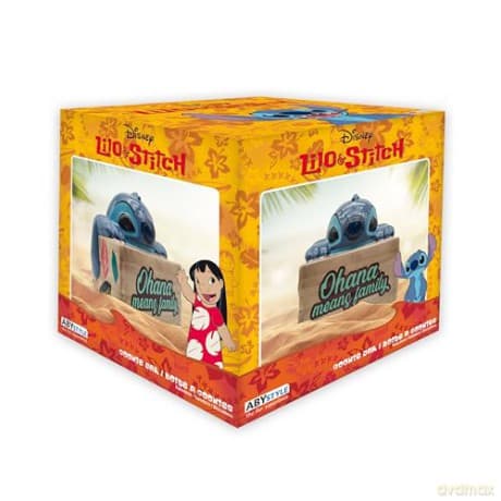 DISNEY Cookie Jar Lilo & Stitch - Ohana / Pojemnik na ciastka Disney - Lilo & Stitch - Ohana - ABS