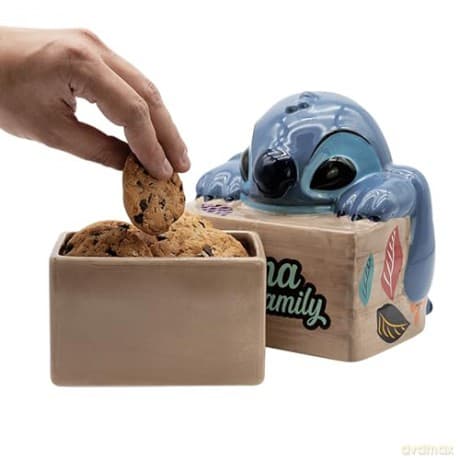 DISNEY Cookie Jar Lilo & Stitch - Ohana / Pojemnik na ciastka Disney - Lilo & Stitch - Ohana - ABS