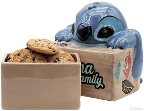 DISNEY Cookie Jar Lilo & Stitch - Ohana / Pojemnik na ciastka Disney - Lilo & Stitch - Ohana - ABS
