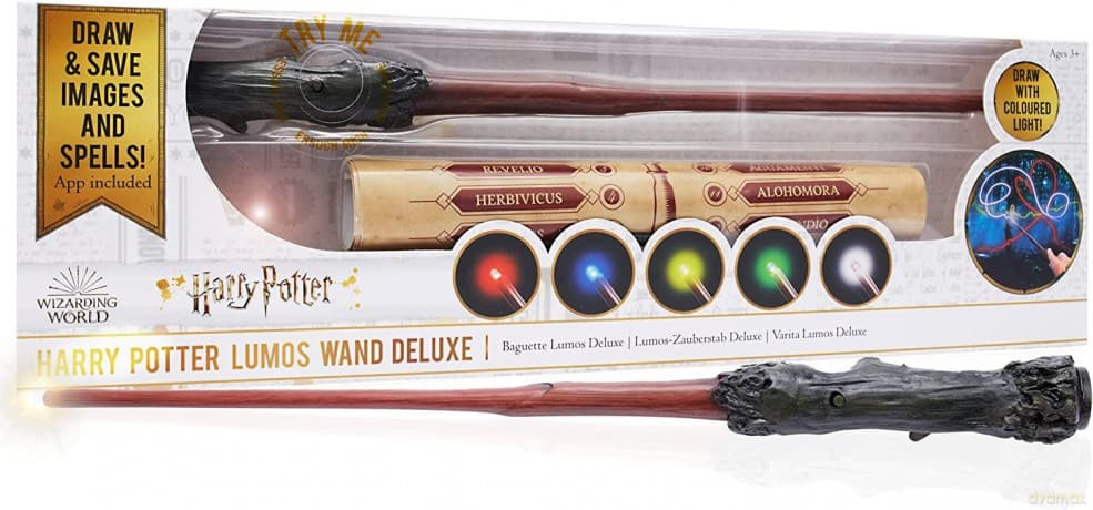 HARRY POTTER - Deluxe Lumos Wand - Harry (length: 35 cm) / Różdżka Harry Potter Deluxe Lumos - Harry (długość: 35 cm)