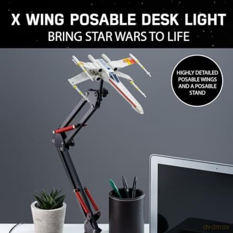 Star Wars X Wing Posable Desk Light / lampka biurkowa Gwiezdne Wojny myśliwiec X-wing
