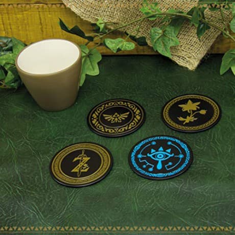The Legends of Zelda metal coaster set (4 pcs) / zestaw metalowych podkładek Legends of Zelda (4 szt)