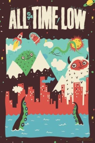 All Time Low (Monsters) [PLAKAT]