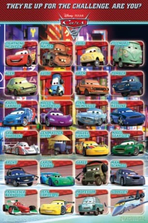 Auta 2 Profiles - Samochody [PLAKAT]