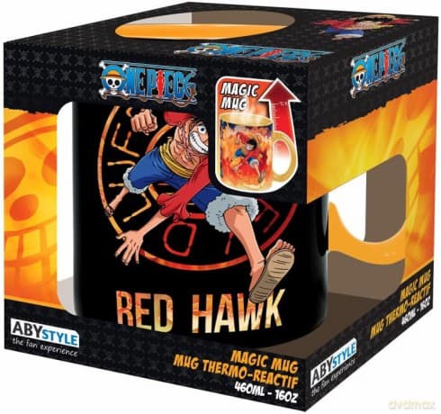 ONE PIECE - Kubek zmieniający kolor - 460 ml - Luffy & Sabo-cardboard box