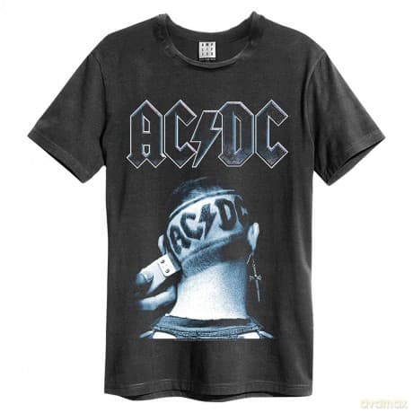 AC/DC: AC/DC - Clipped Amplified Vintage Charcoal Xx Large T-Shirt
