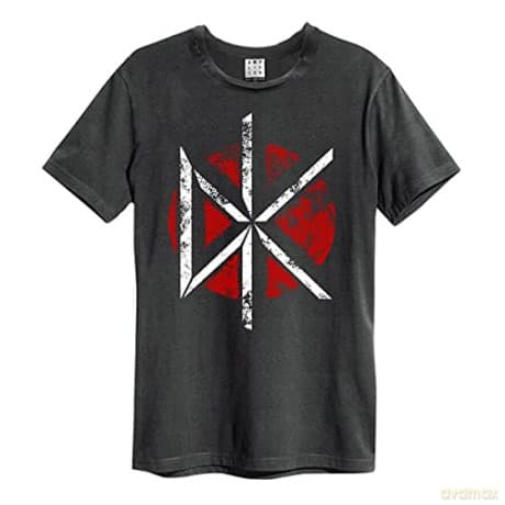 Dead Kennedys: Dead Kennedys Logo Amplified Vintage Charcoal Xx Large T Shirt