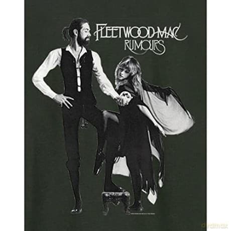 Fleetwood Mac: Fleetwood Mac Rumours Amplified Vintage Charcoal X Large T Shirt