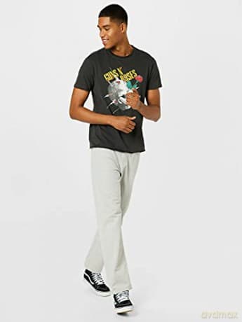 Guns N Roses: Guns N Roses - Needle Skull Amplified Vintage Charcoal Small T Shirt