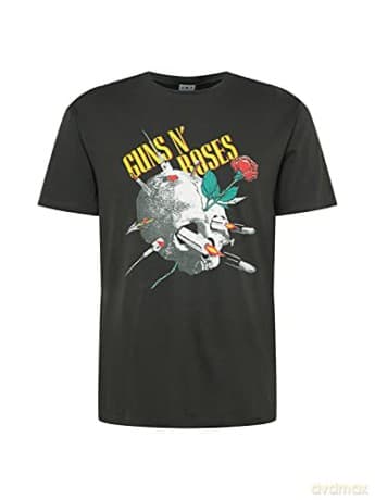 Guns N Roses: Guns N Roses - Needle Skull Amplified Vintage Charcoal X Large T Shirt