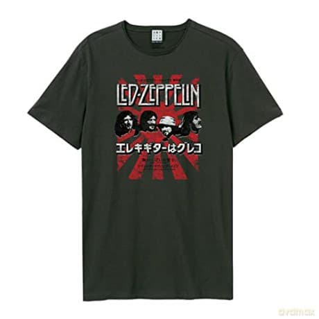 Led Zeppelin: Led Zeppelin - Burst Amplified Vintage Charcoal Xx Large T-Shirt