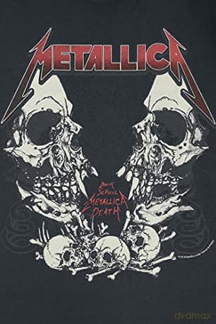 Metallica: Metallica - Birth School Amplified Vintage Black X Large T-Shirt