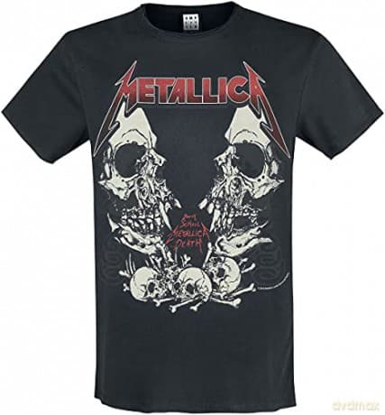 Metallica: Metallica - Birth School Amplified Vintage Black X Large T-Shirt