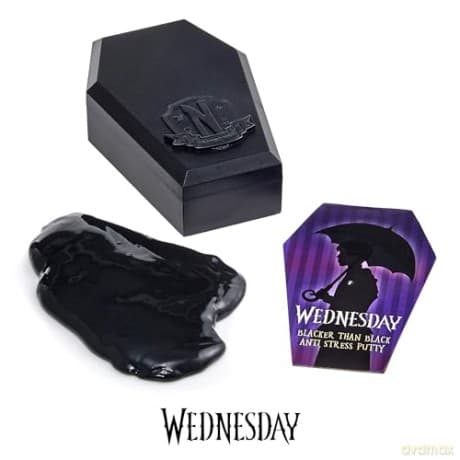 Wednesday: Wednesday Blacker Than Black Stress Putty