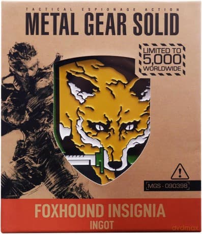 Metal Gear Solid FOXHOUND Insignia Limited Edition Ingot