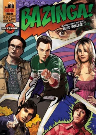 The Big Bang Theory (Comic Bazinga) [PLAKAT]