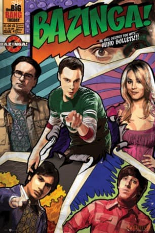 The Big Bang Theory Comic [PLAKAT]