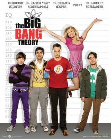 The Big Bang Theory Line Up [PLAKAT]