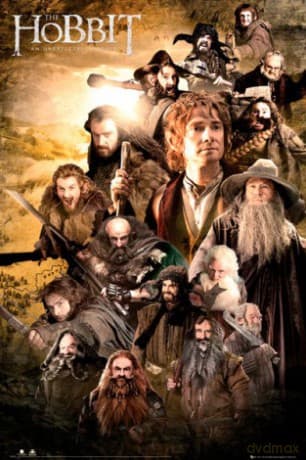 The Hobbit Characters [PLAKAT]