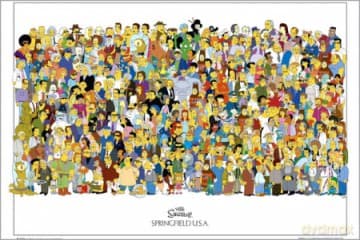 The Simpsons Cast [PLAKAT]