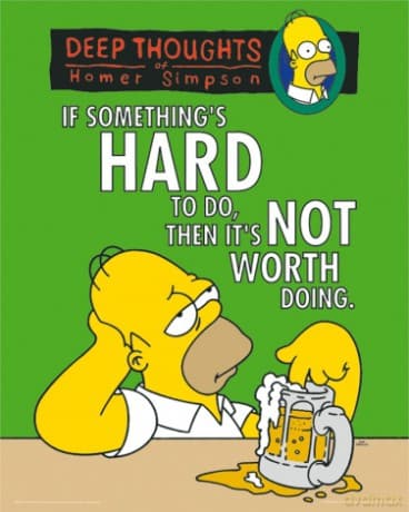 The Simpsons Deep Thoughts [PLAKAT]
