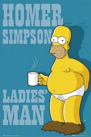 The Simpsons Ladies Man [PLAKAT]