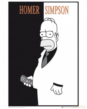 The Simpsons Scarface [PLAKAT]