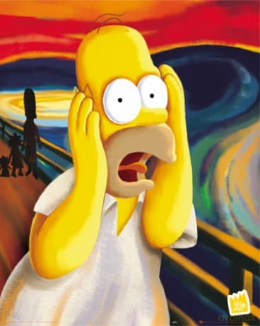 The Simpsons Scream [PLAKAT]