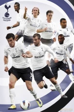 Tottenham Hotspurs Zawodnicy 11/12 [PLAKAT]